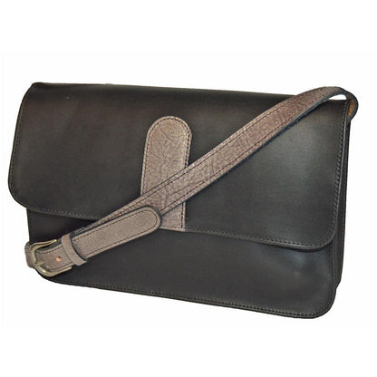 Small Satchel - Black Leather