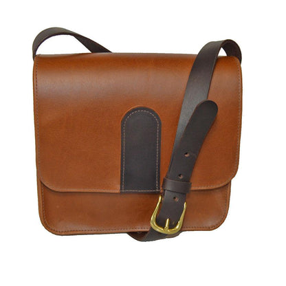 Small Vertical Satchel - Caramel