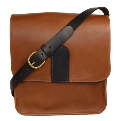 Vertical Satchel - Medium - Caramel