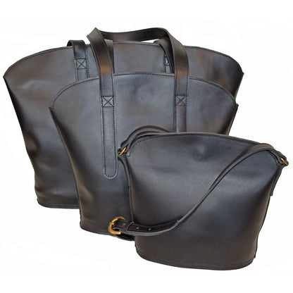 Vintage Bag #1 -Group Photo Small, Medium, Large Black