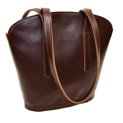 Classic Leather Tote- Medium